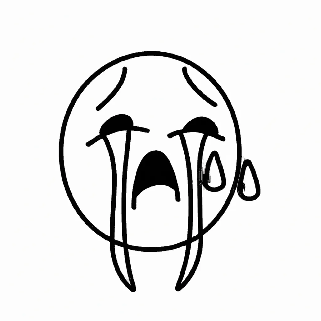 Atividades desenho de emoji chorando2 Atividades desenho de emoji chorando2