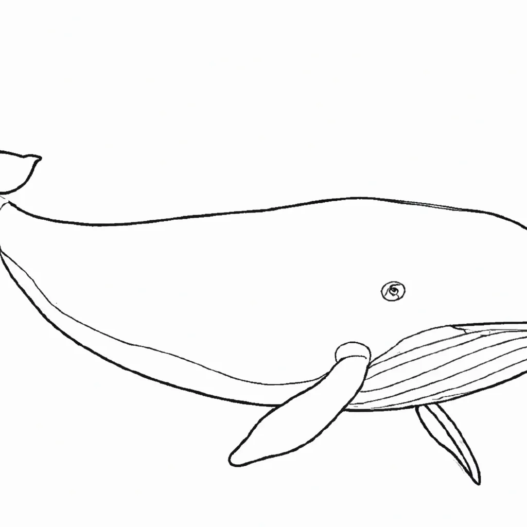Colorir Baleia beluga2