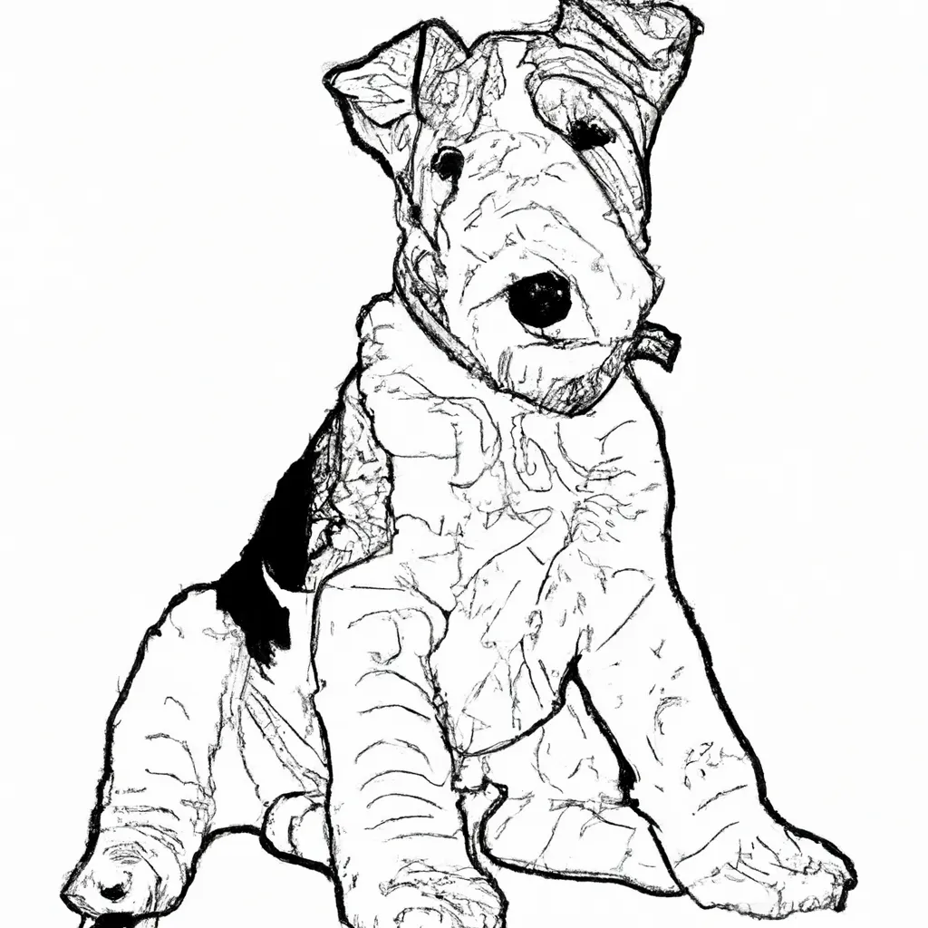 Colorir Cachorro Fox Terrier2 Colorir Cachorro Fox Terrier2