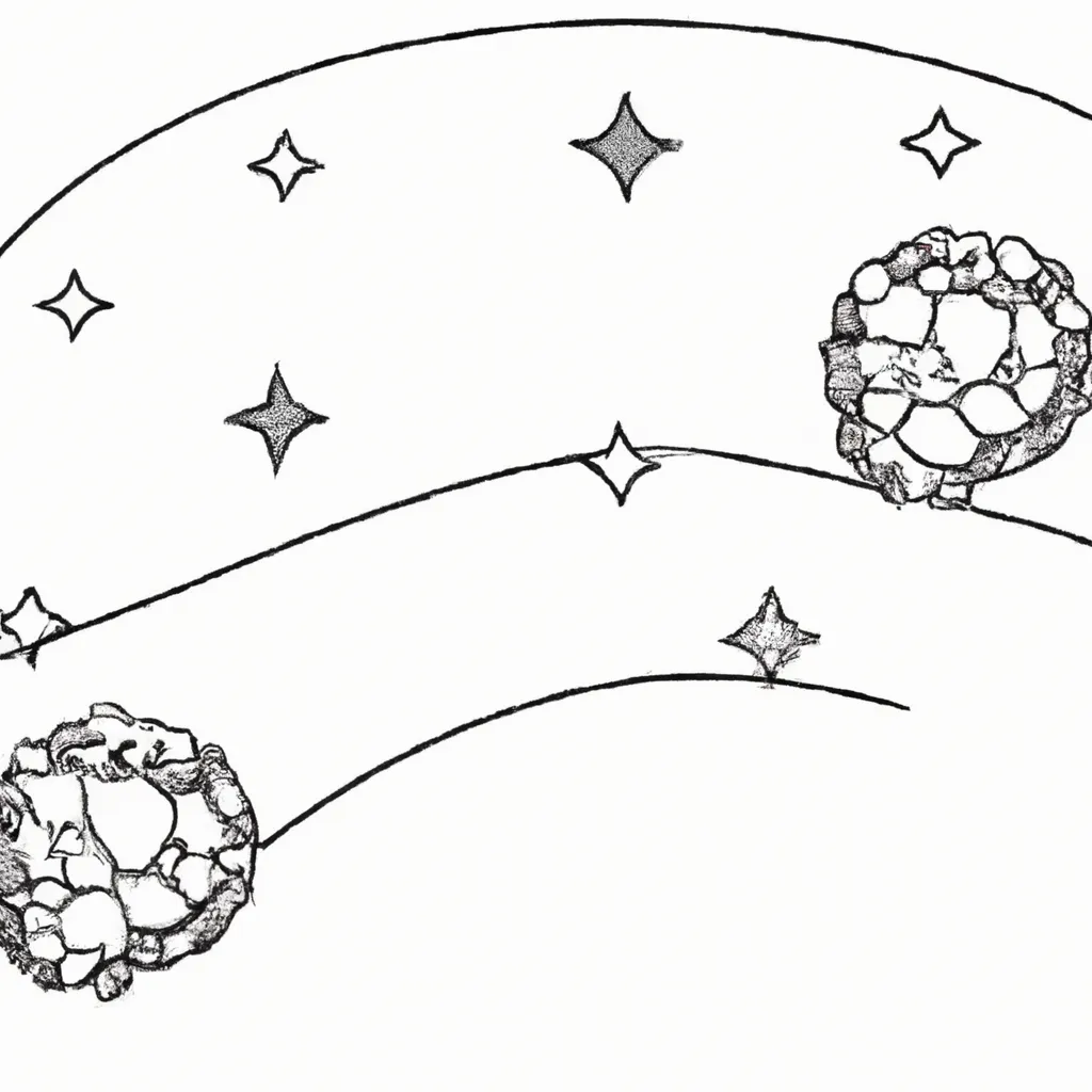 Colorir Cinturao de Asteroides2 Colorir Cinturao de Asteroides2
