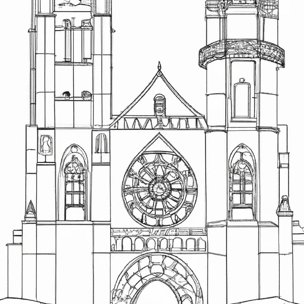 Colorir Como Desenhar Arquitetura Medieval