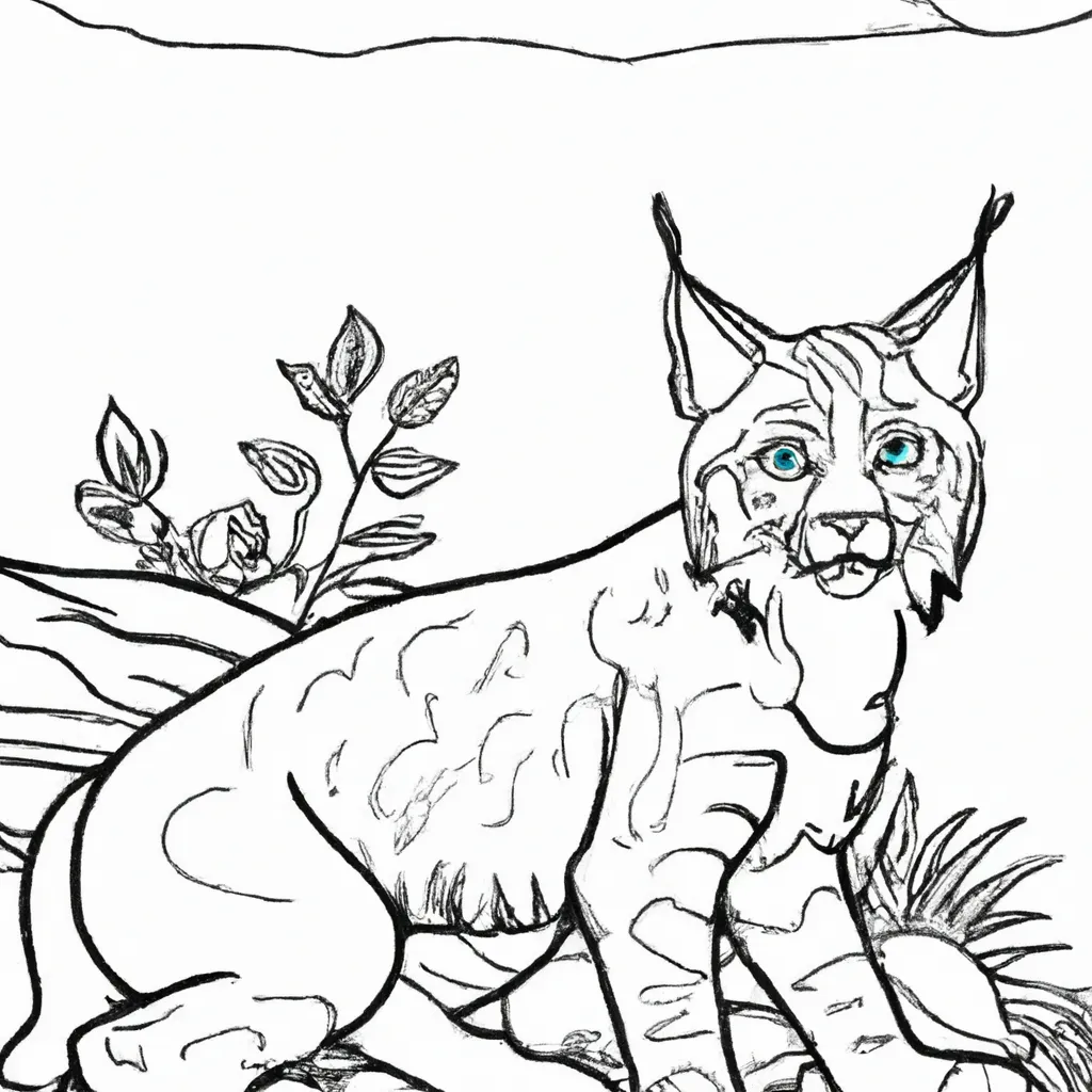 Colorir Lince
