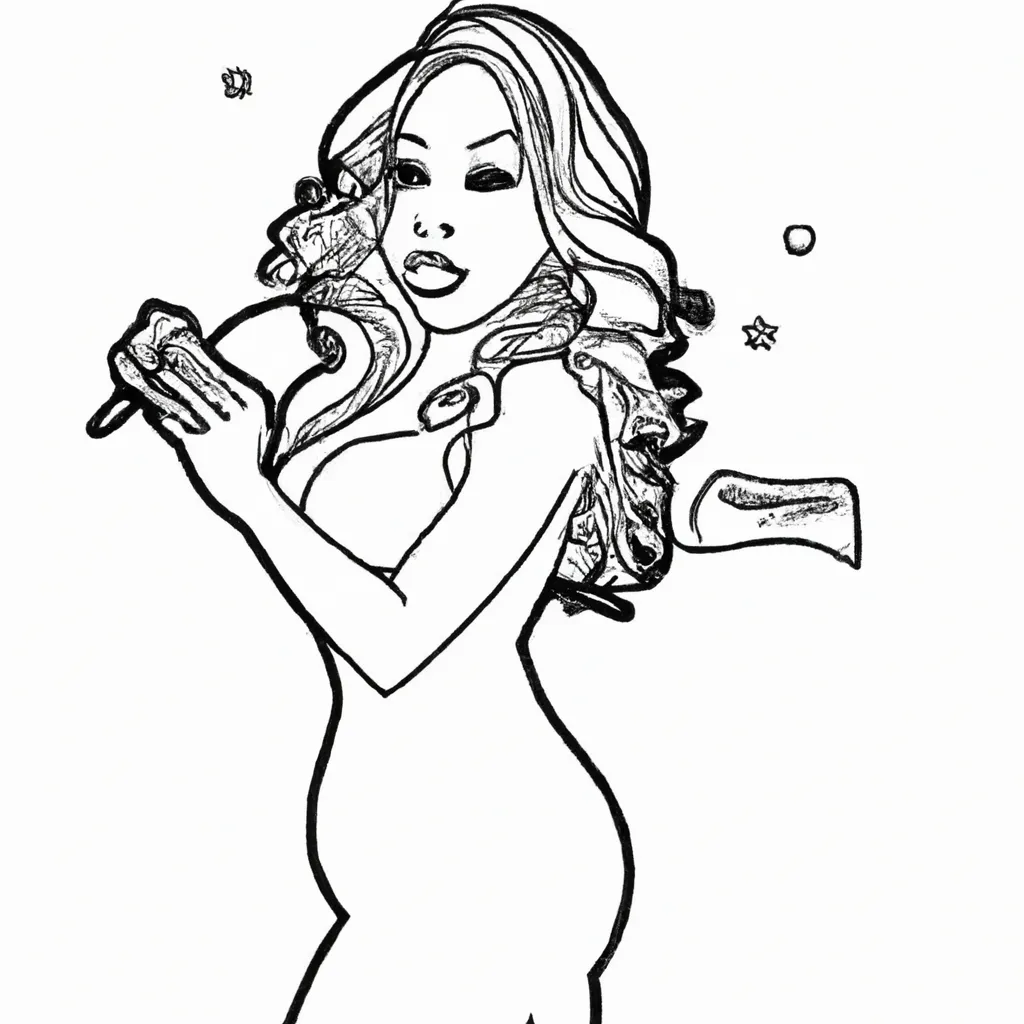 Colorir Mariah Carey