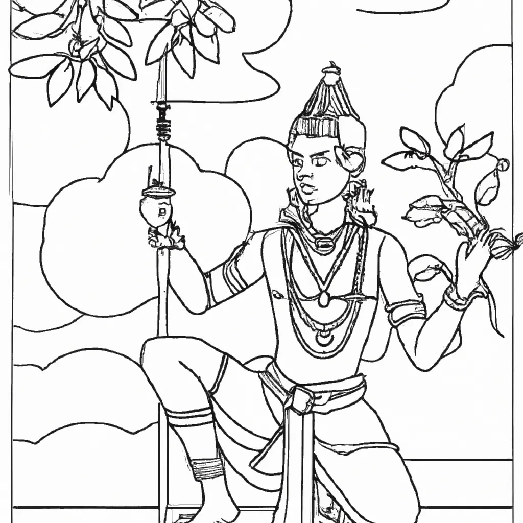 Colorir Mitologia Hindu Colorir Mitologia Hindu