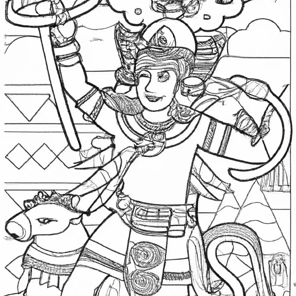 Colorir Mitologia Inca Colorir Mitologia Inca