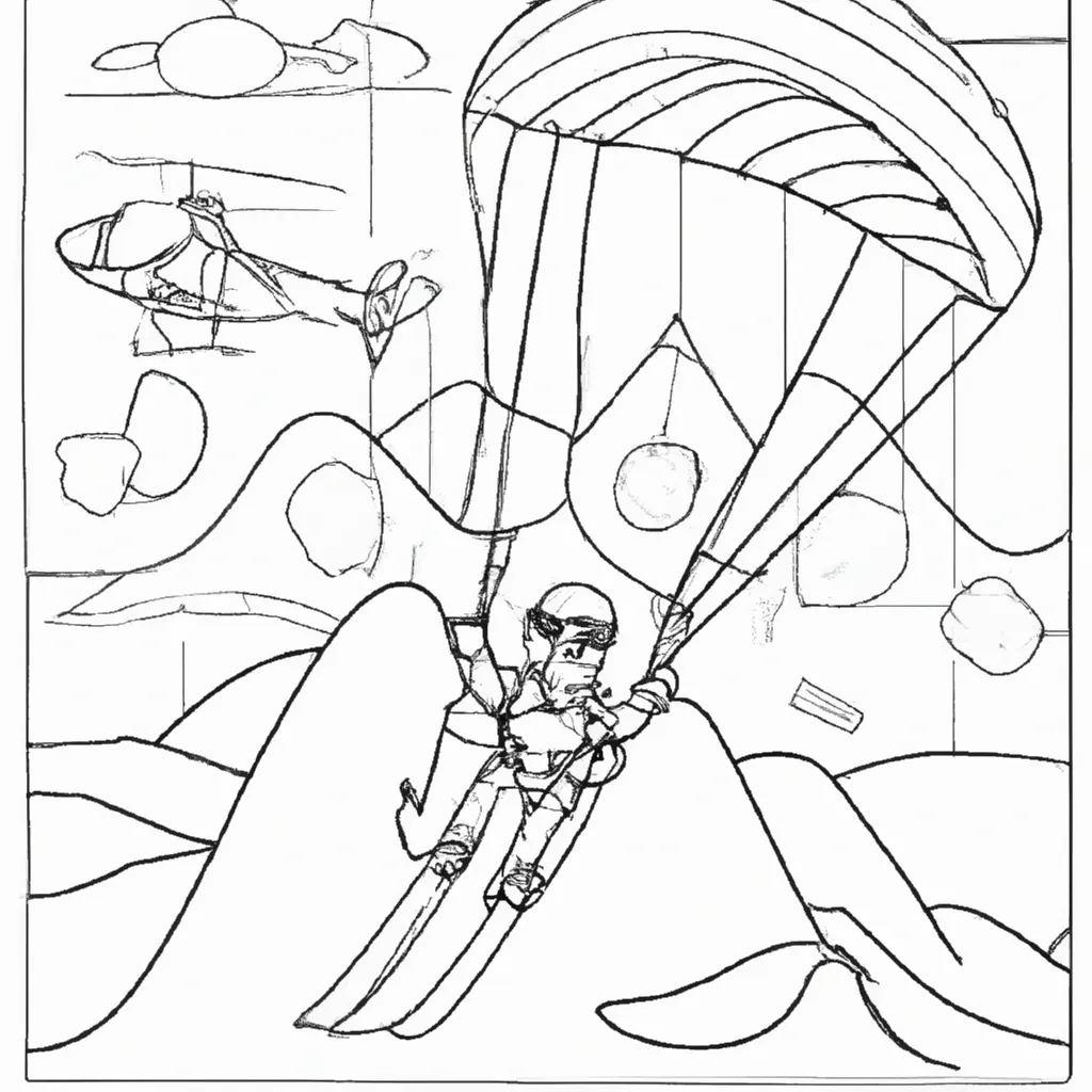 Colorir Parapente2