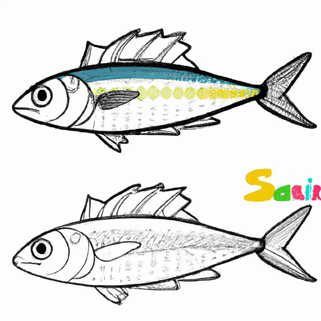 Colorir sardinha2 Colorir sardinha2