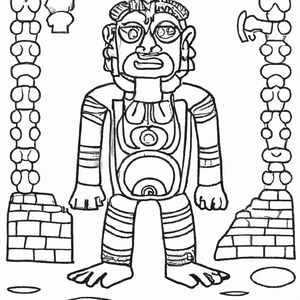 Descubra a Magia da Arte Inca com Desenhos para Imprimir e Colorir!