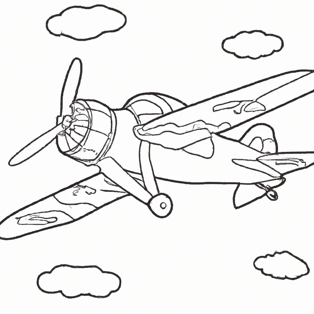 Desenhos Aviao de guerra2