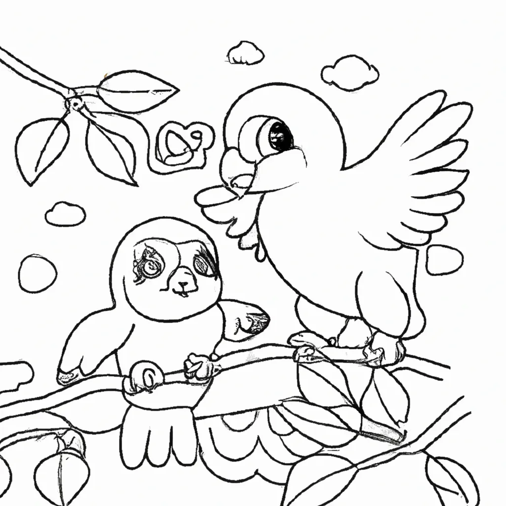 Desenhos Casal de Animais2