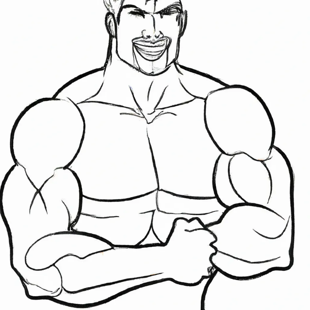 Desenhos Homem Musculoso2