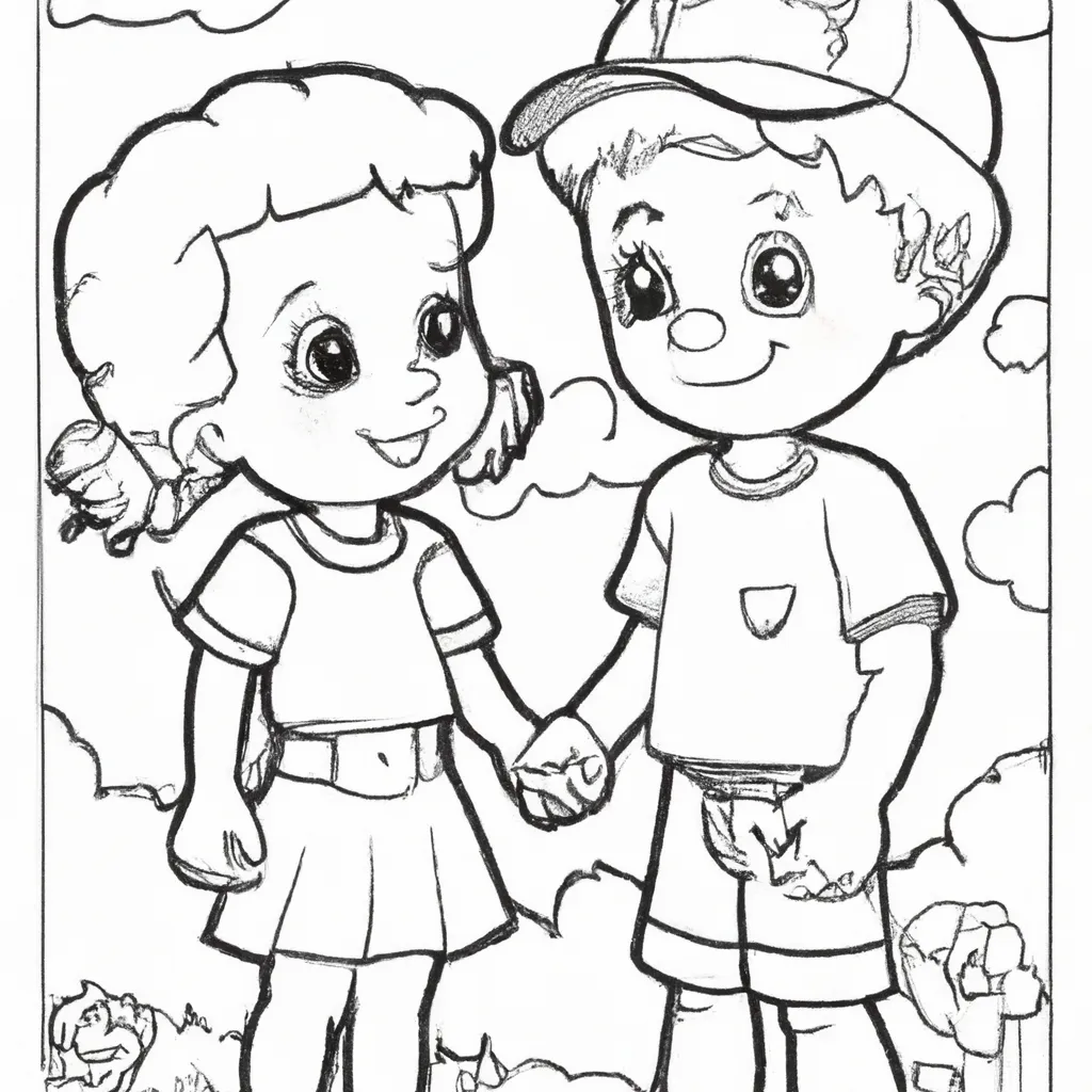 Desenhos Isaac e Rebeca
