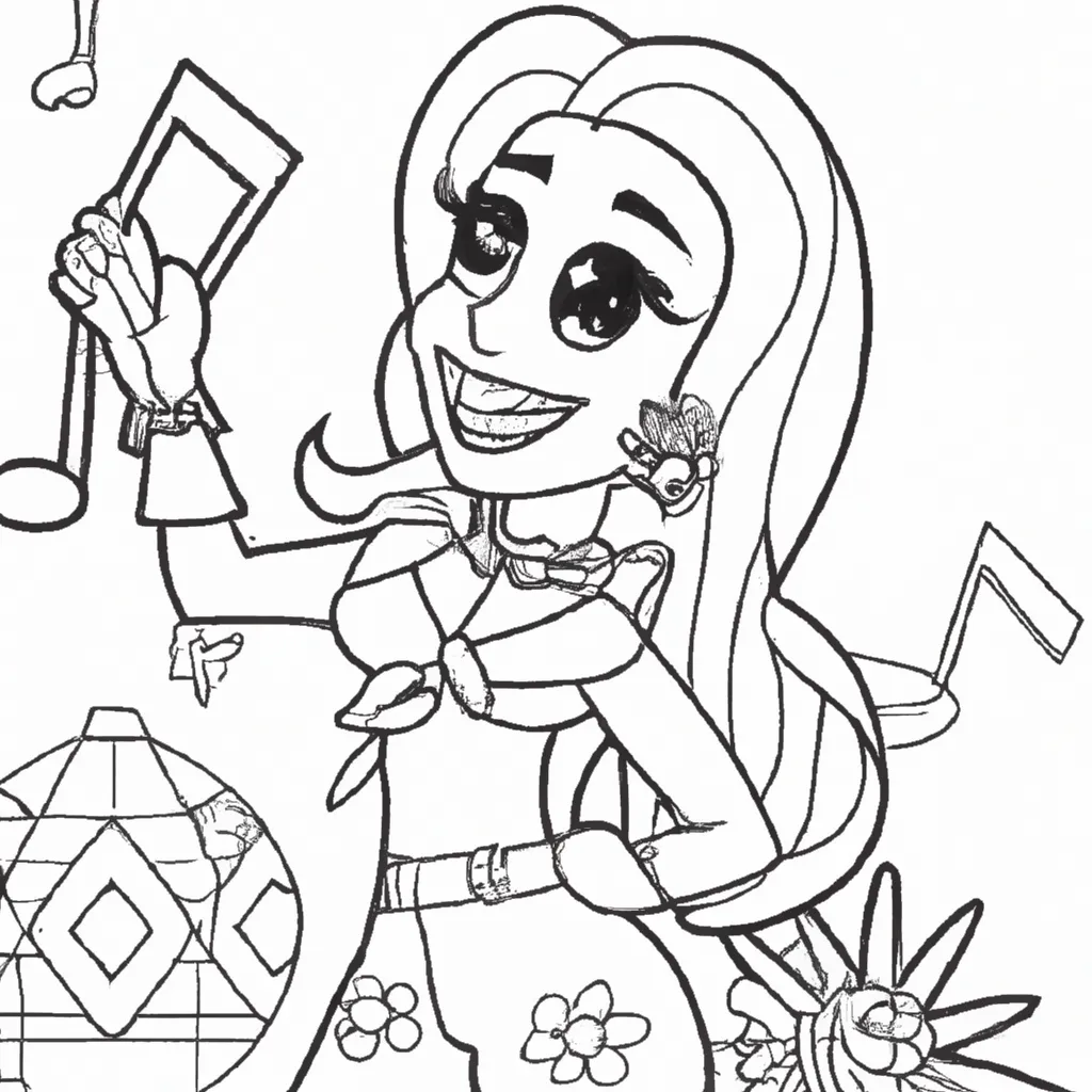 Desenhos Ivete Sangalo2 Desenhos Ivete Sangalo2