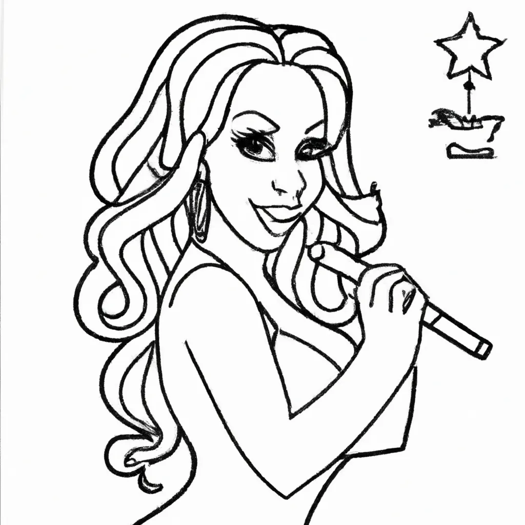 Desenhos Mariah Carey2