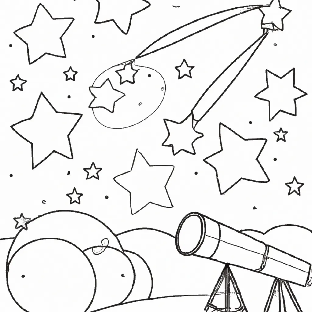 Desenhos Observacao de estrelas2