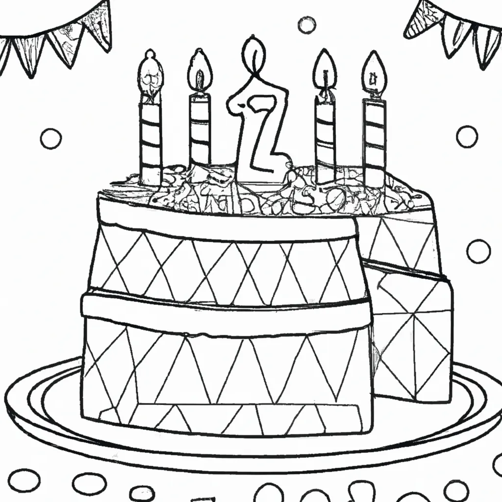 Desenhos bolo de aniversario2