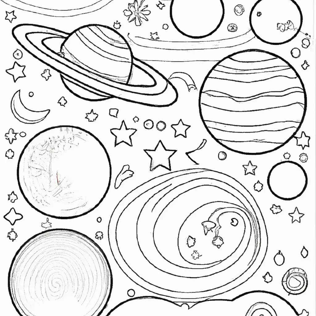 Figura Como Desenhar Estrelas Planetas e Nebulosas2
