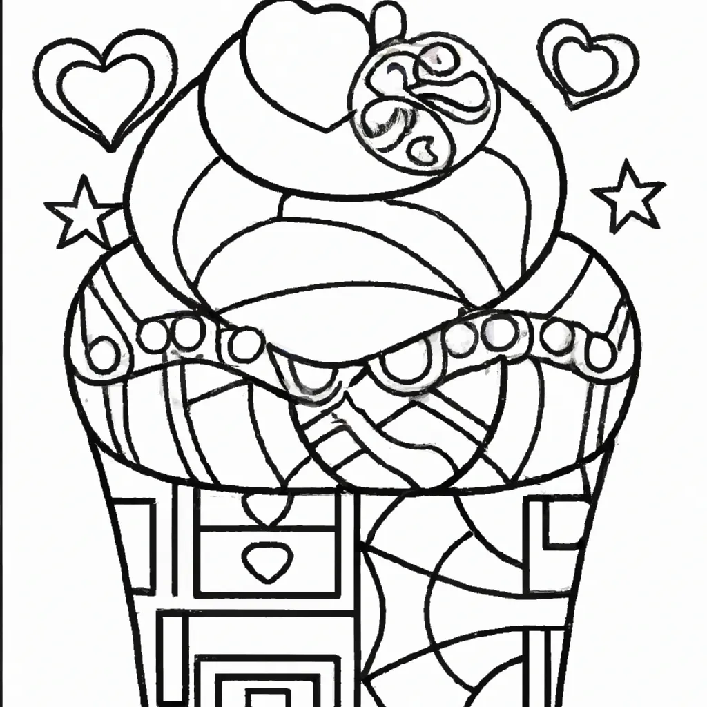 Figura Cupcake do Romero Britto2 Figura Cupcake do Romero Britto2