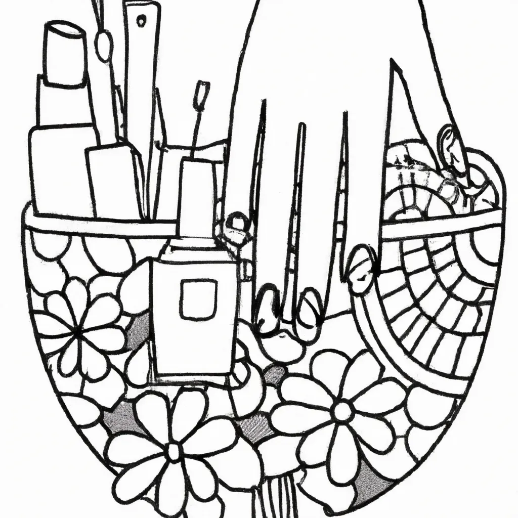 Manicure: Desenhos para Imprimir e Colorir com Estilo!