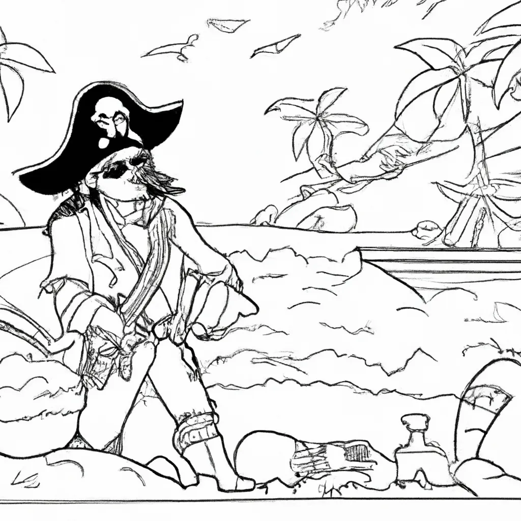 Figura Piratas do Caribe