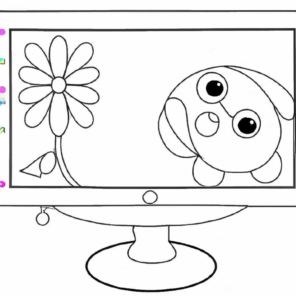 Figura Programas de computador para ajudar na criacao de desenhos para colorir Figura Programas de computador para ajudar na criacao de desenhos para colorir