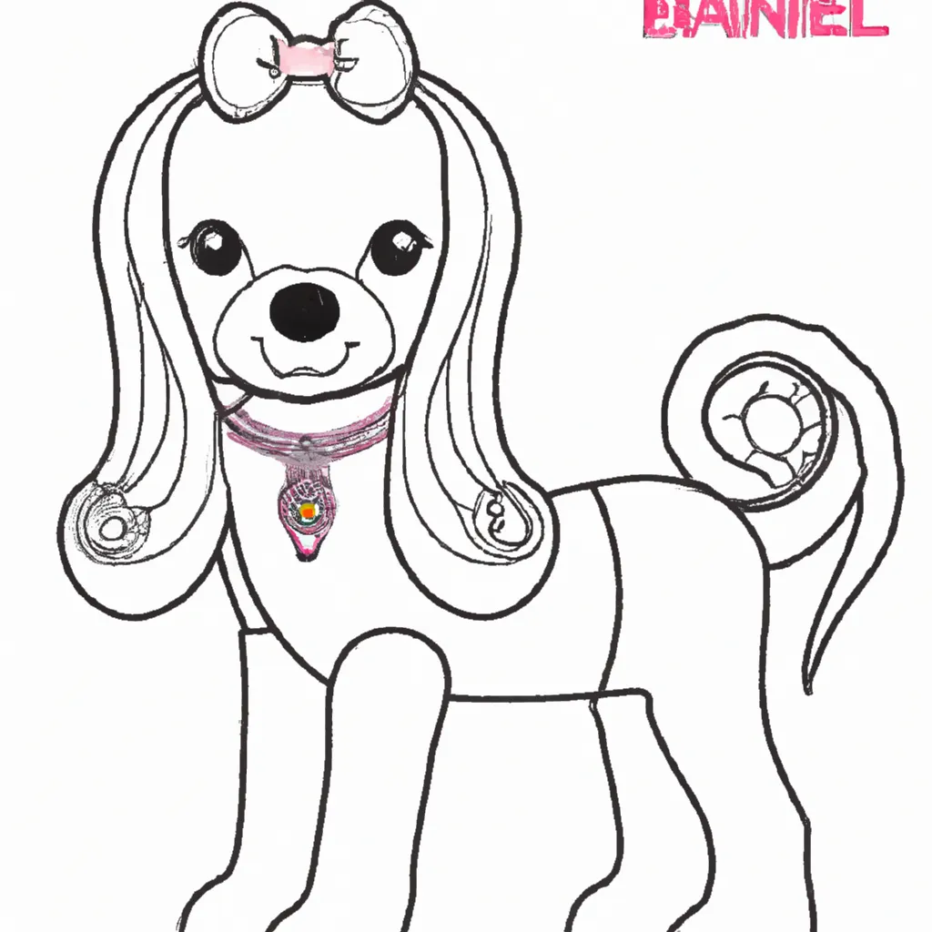 Imprimir Cachorro da Barbie Imprimir Cachorro da Barbie