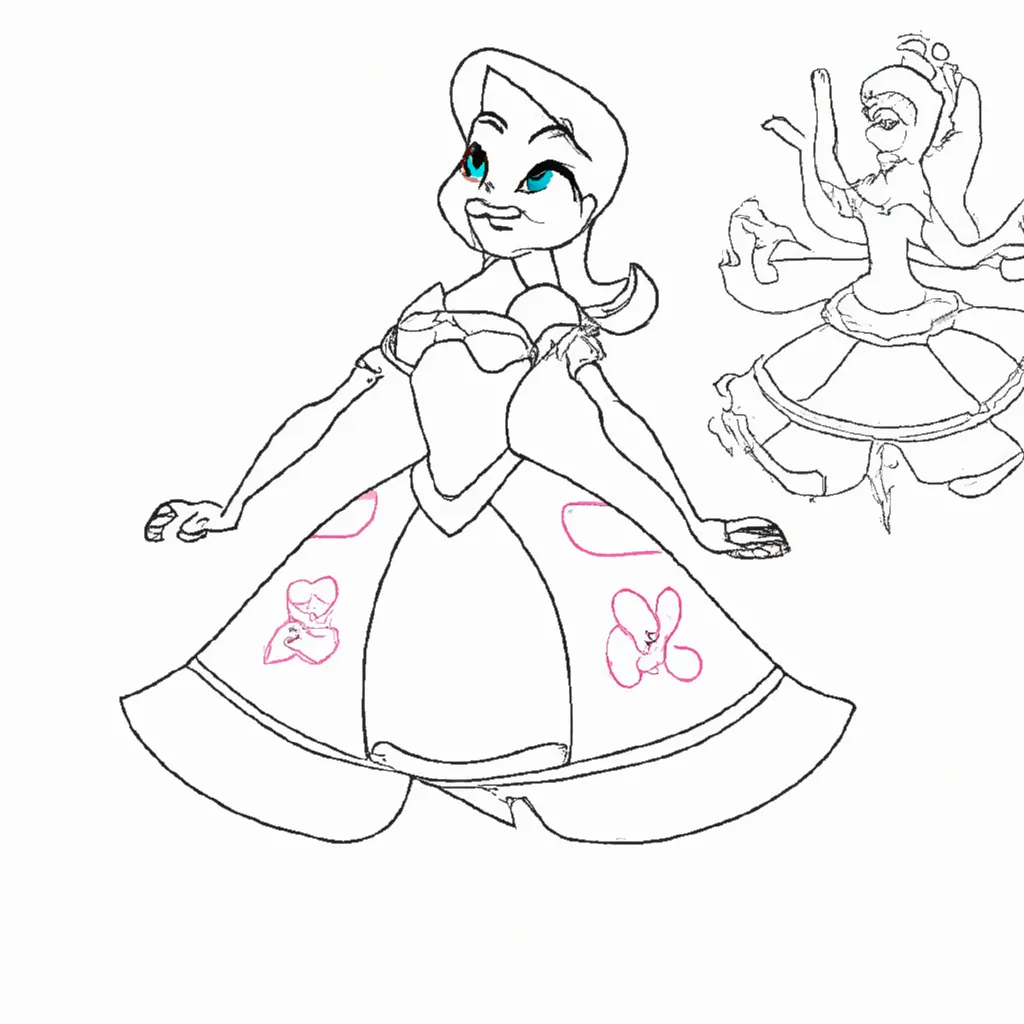 Imprimir Como Desenhar Estilizados Personagens da Disney2