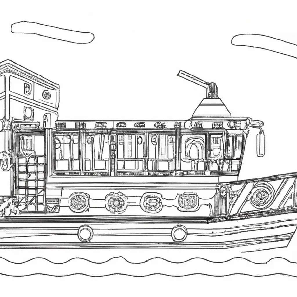 Imprimir Vaporetto barca em Veneza