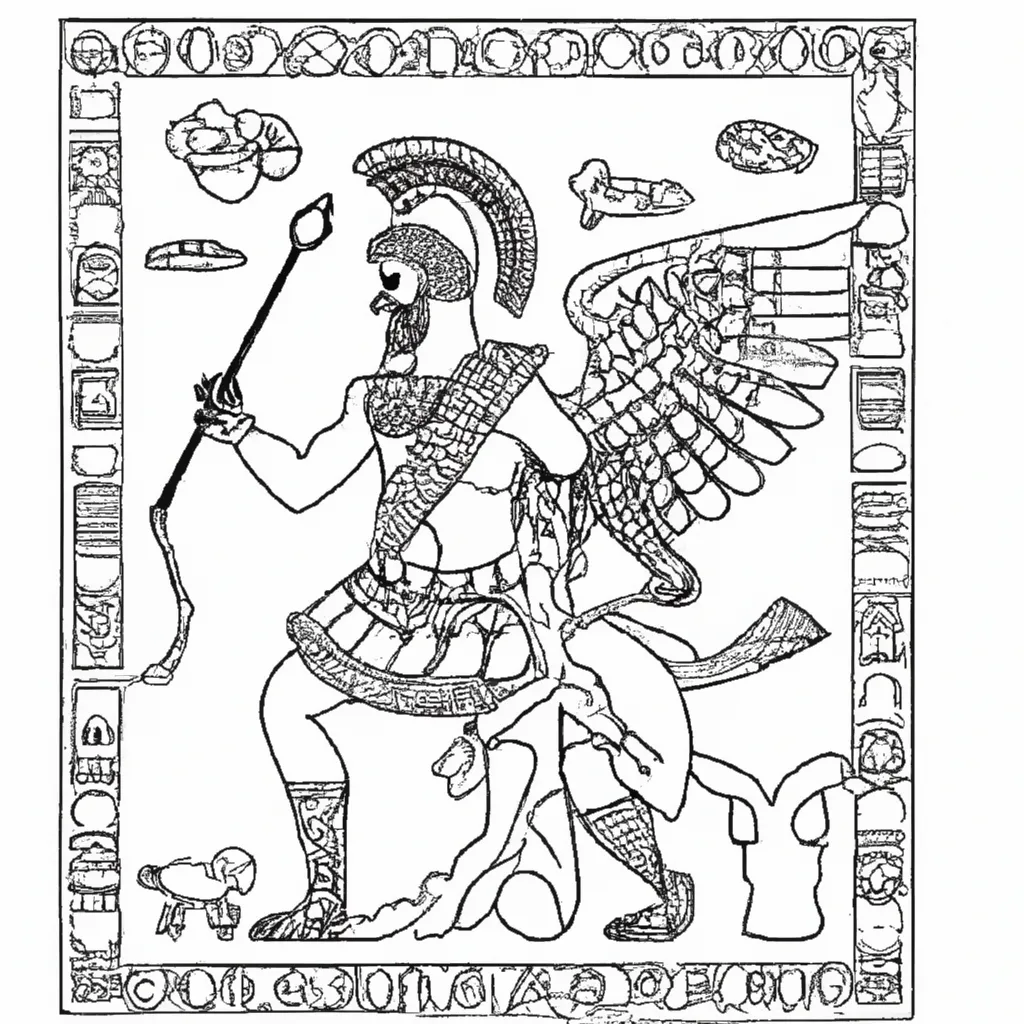 Moldes Como Desenhar Figuras Mitologicas