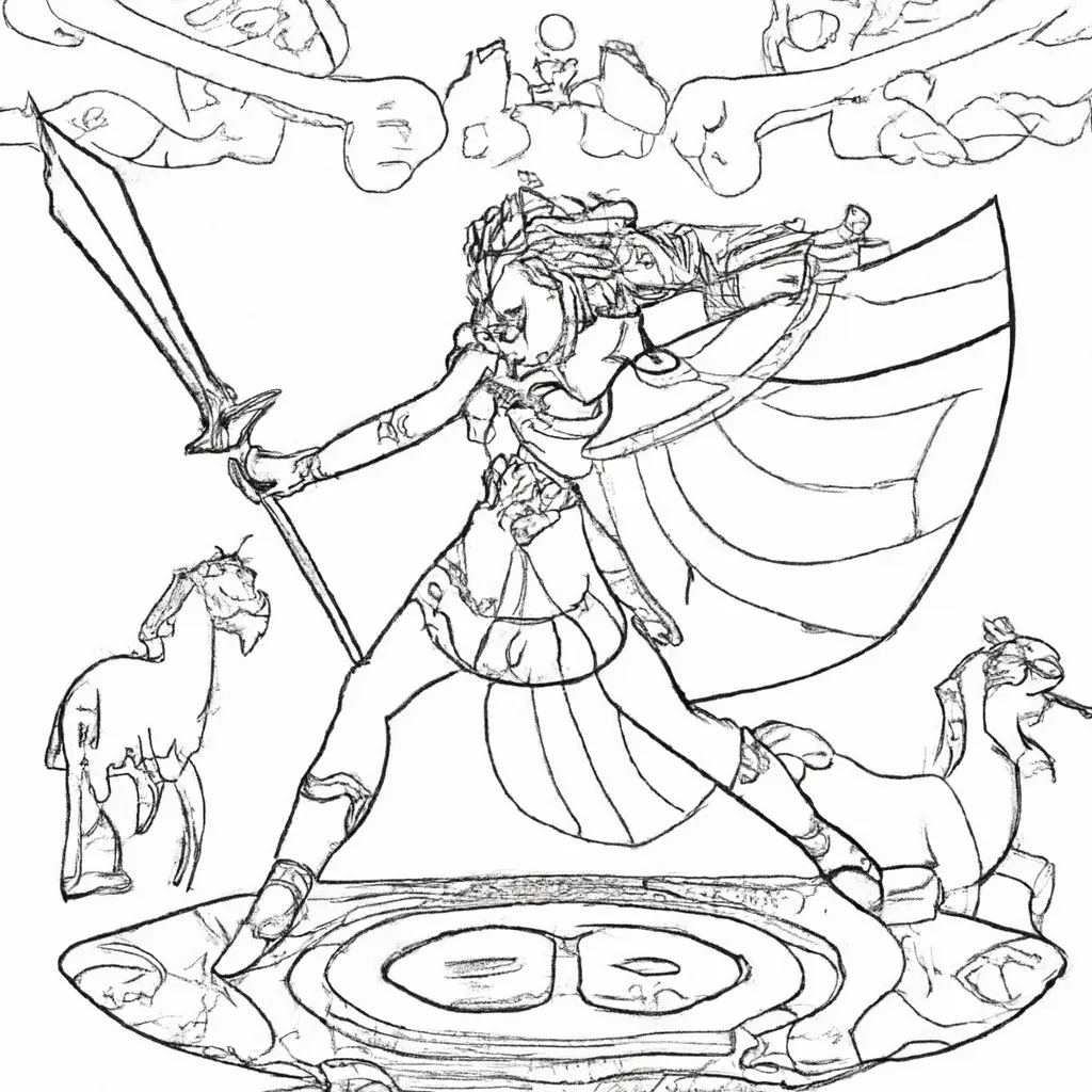 Moldes Como Desenhar Figuras Mitologicas2