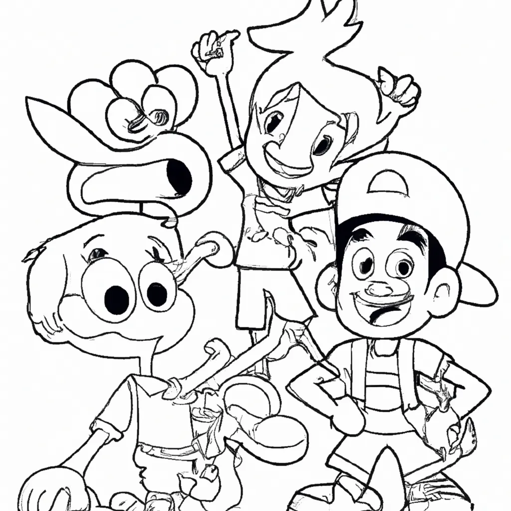 Moldes Desenhos de Cartoon2