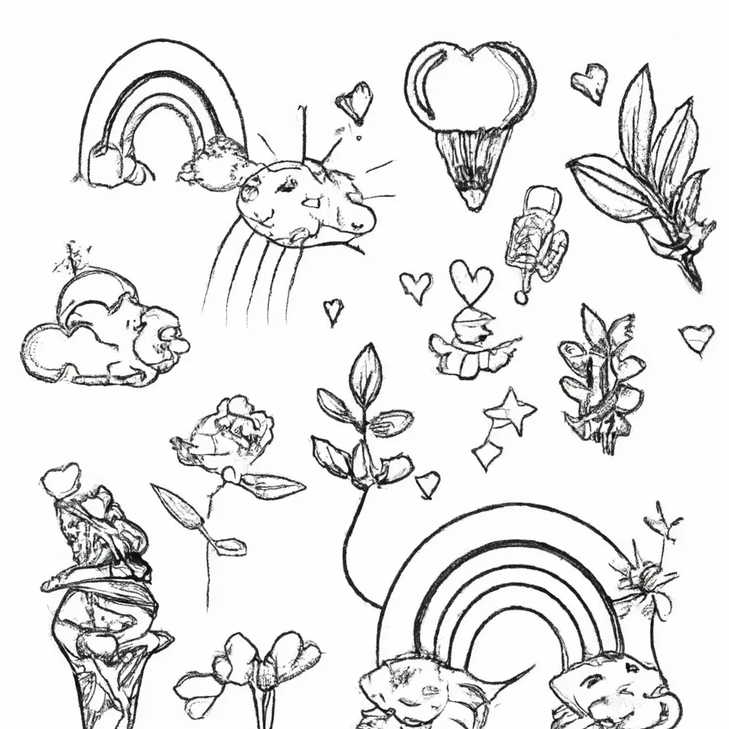 Mini Desenhos para Imprimir e Colorir: Uma Divertida Atividade para ...