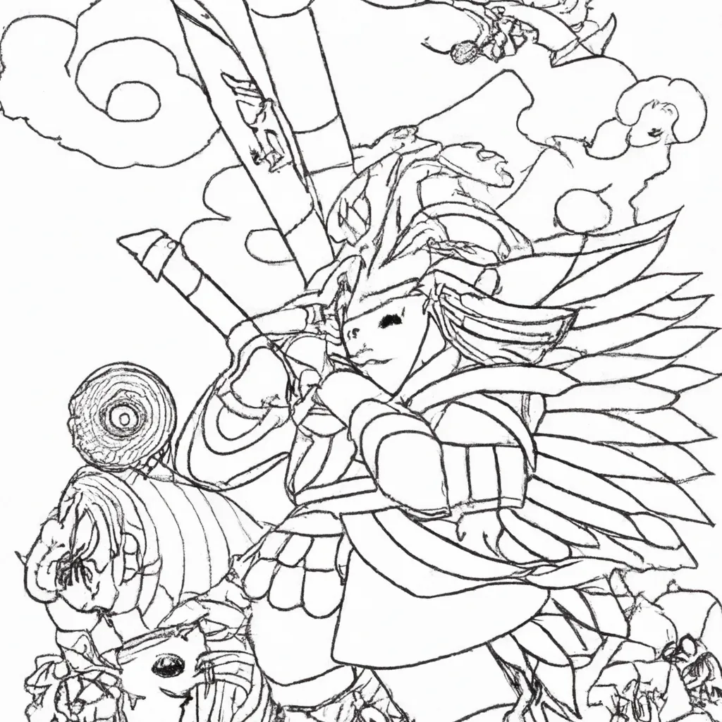 Moldes Mitologia Japonesa2