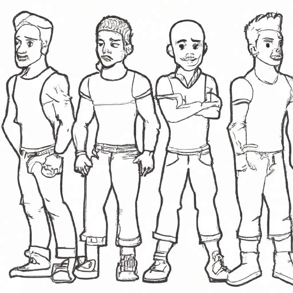 Moldes Personagens Masculinos2 Moldes Personagens Masculinos2