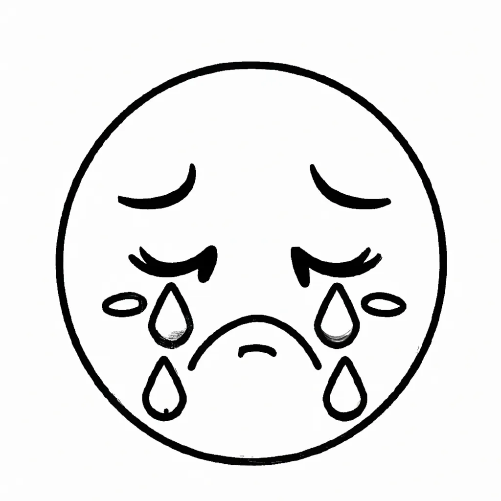 Moldes desenho de emoji chorando2 Moldes desenho de emoji chorando2