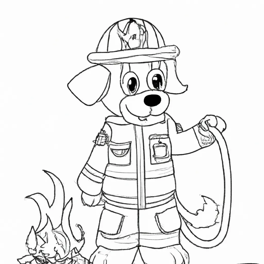 Pintar Cachorro Bombeiro2