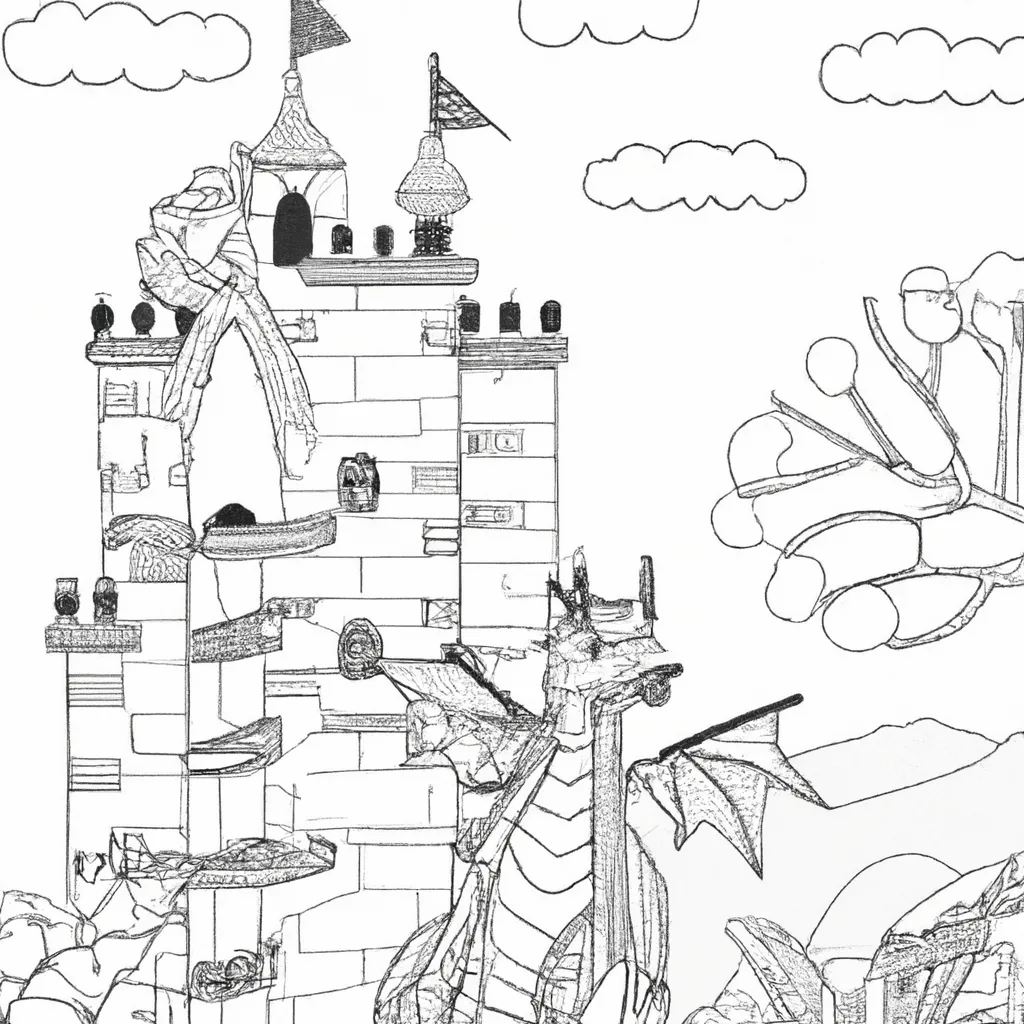 Pintar Dragao no Castelo