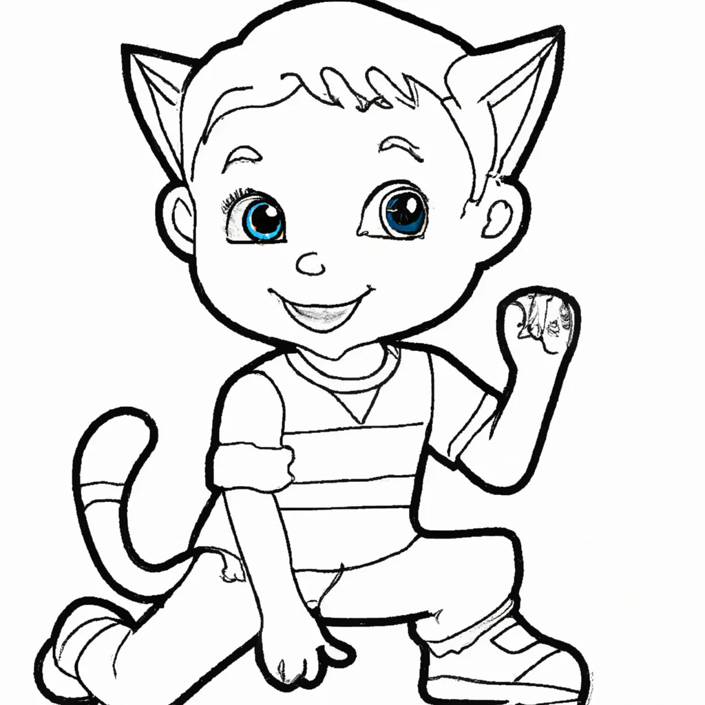 Pintar Menino Gato2 Pintar Menino Gato2