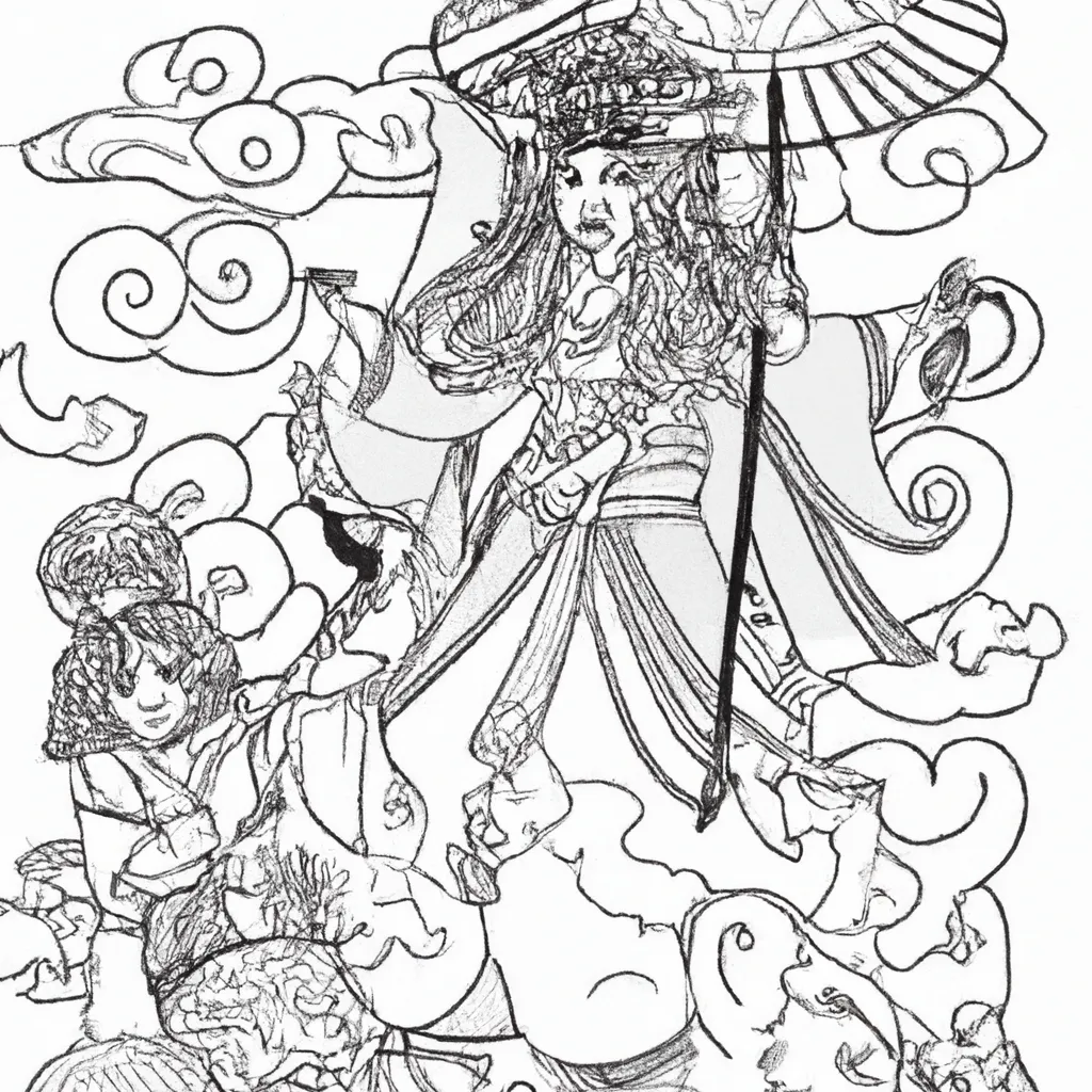 Pintar Mitologia Japonesa