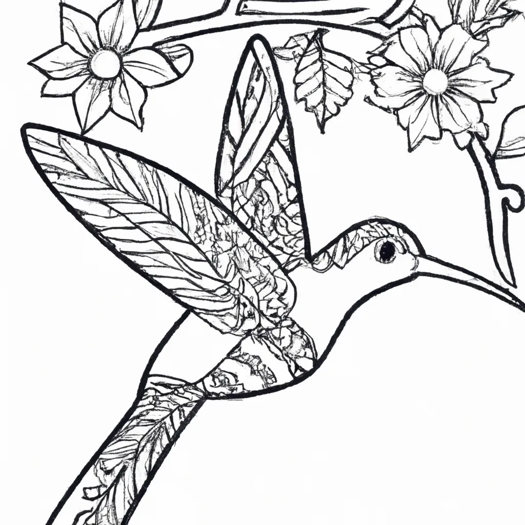 Pintar colibri2