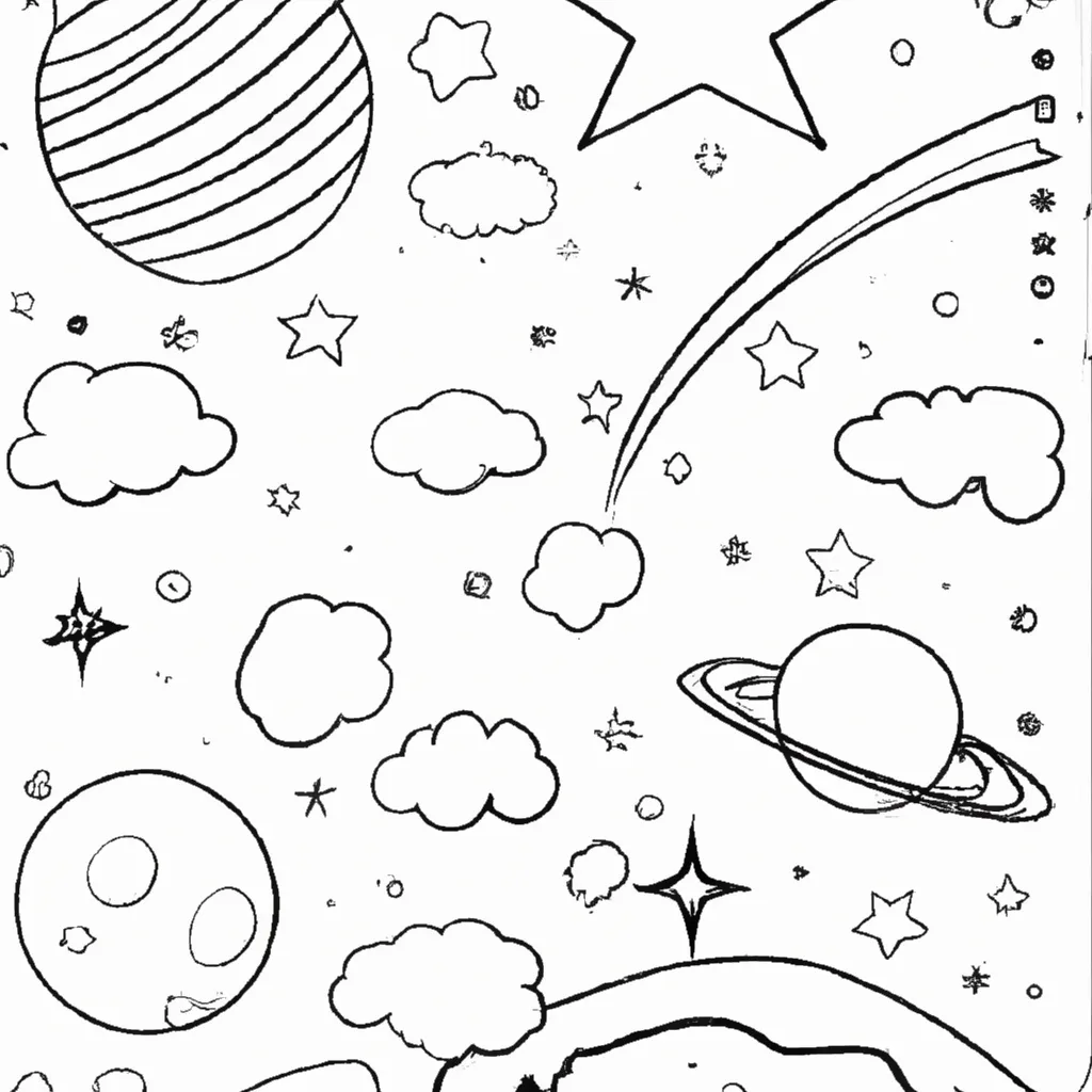 Vetores Como Desenhar Estrelas Planetas e Nebulosas