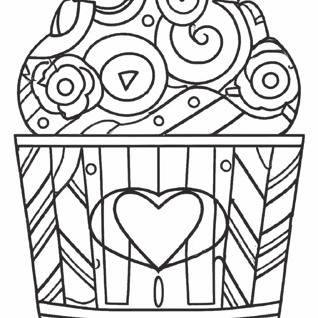 Vetores Cupcake do Romero Britto Vetores Cupcake do Romero Britto