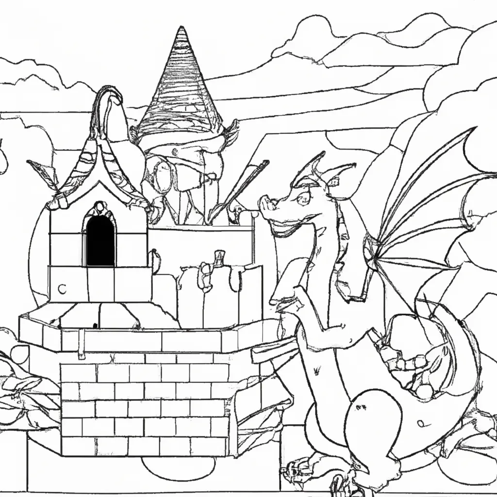 Vetores Dragao no Castelo2
