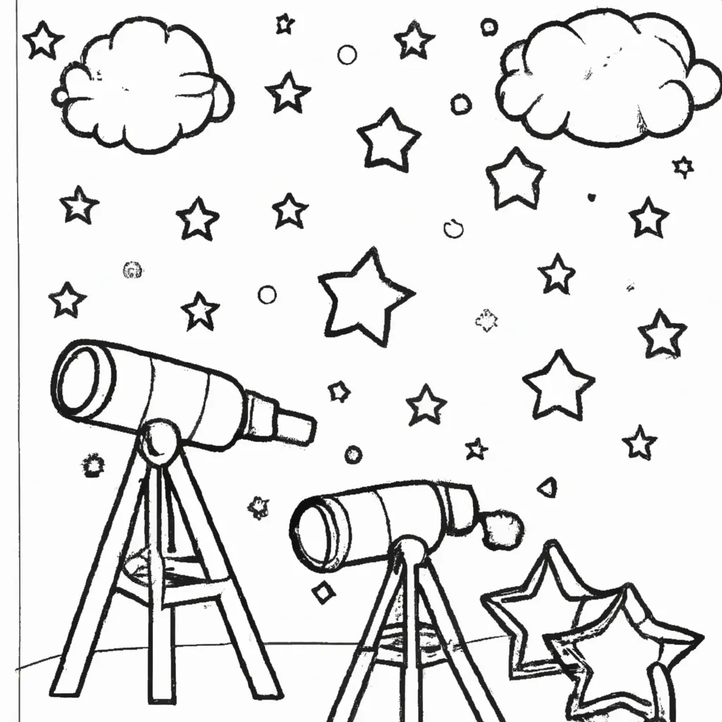 Vetores Observacao de estrelas