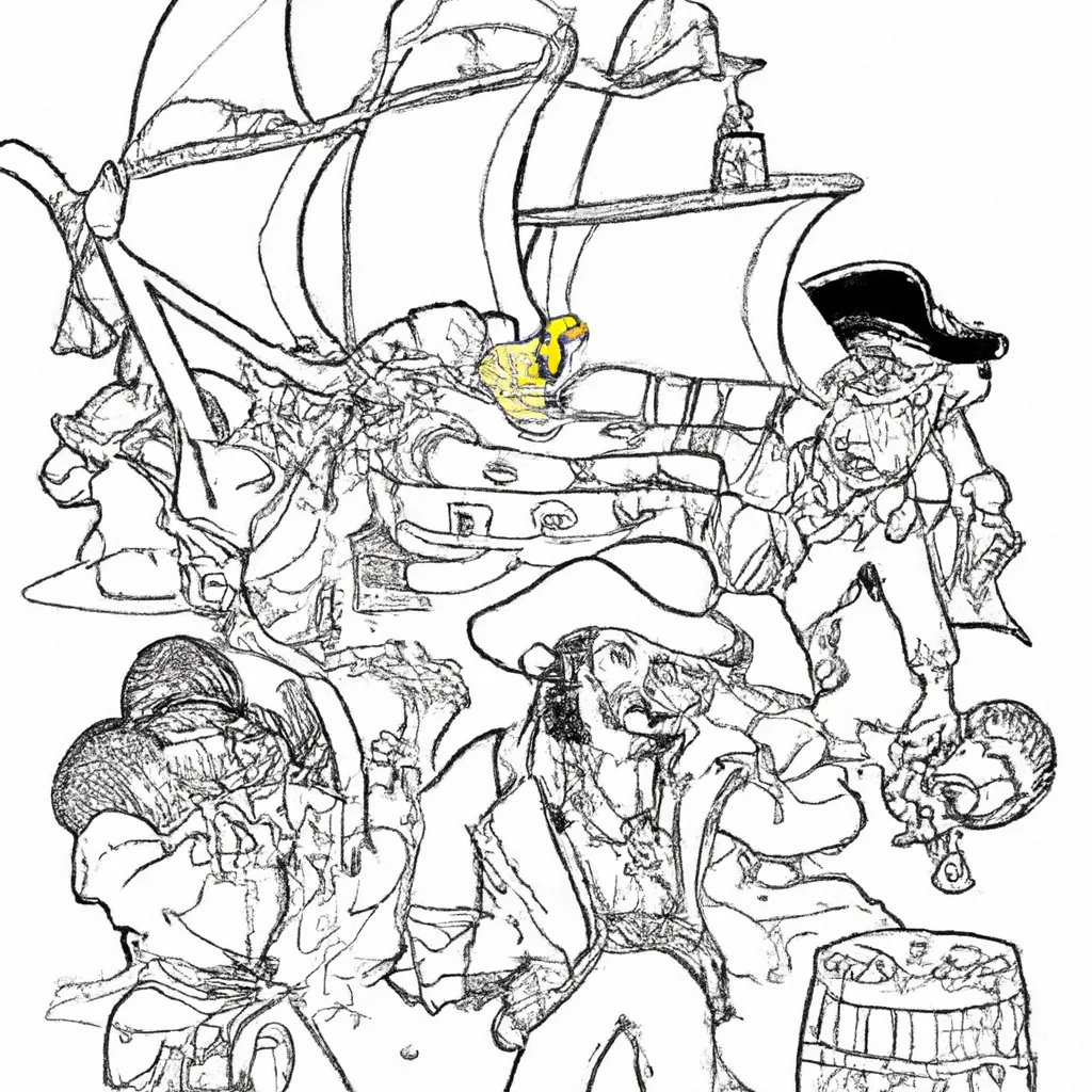 Vetores Piratas do Caribe