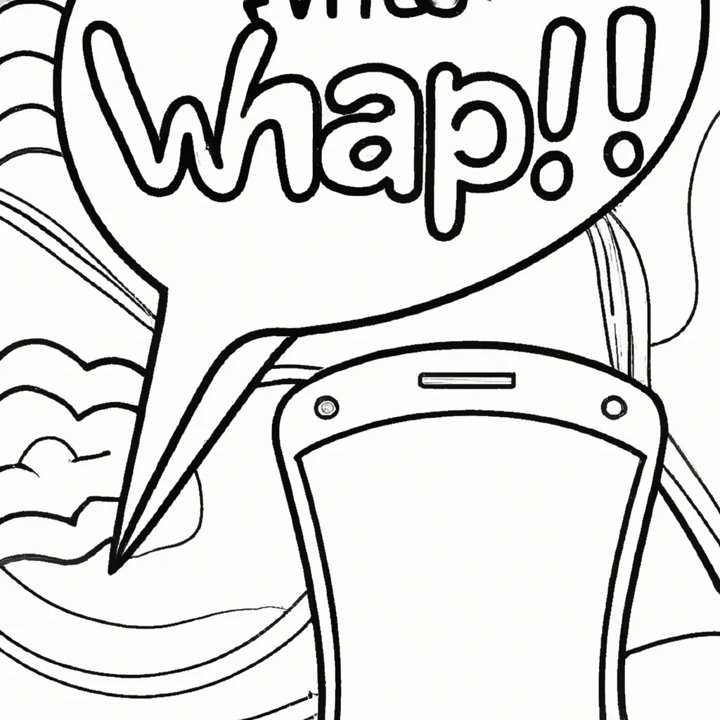 Whatsapp Desenhos Para Imprimir e Colorir, o Passatempo Perfeito!