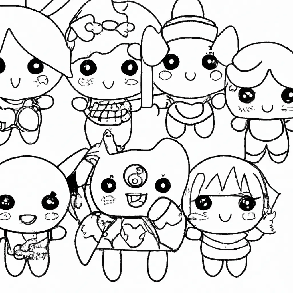 Atividades Bonecos Kawaii Atividades Bonecos Kawaii