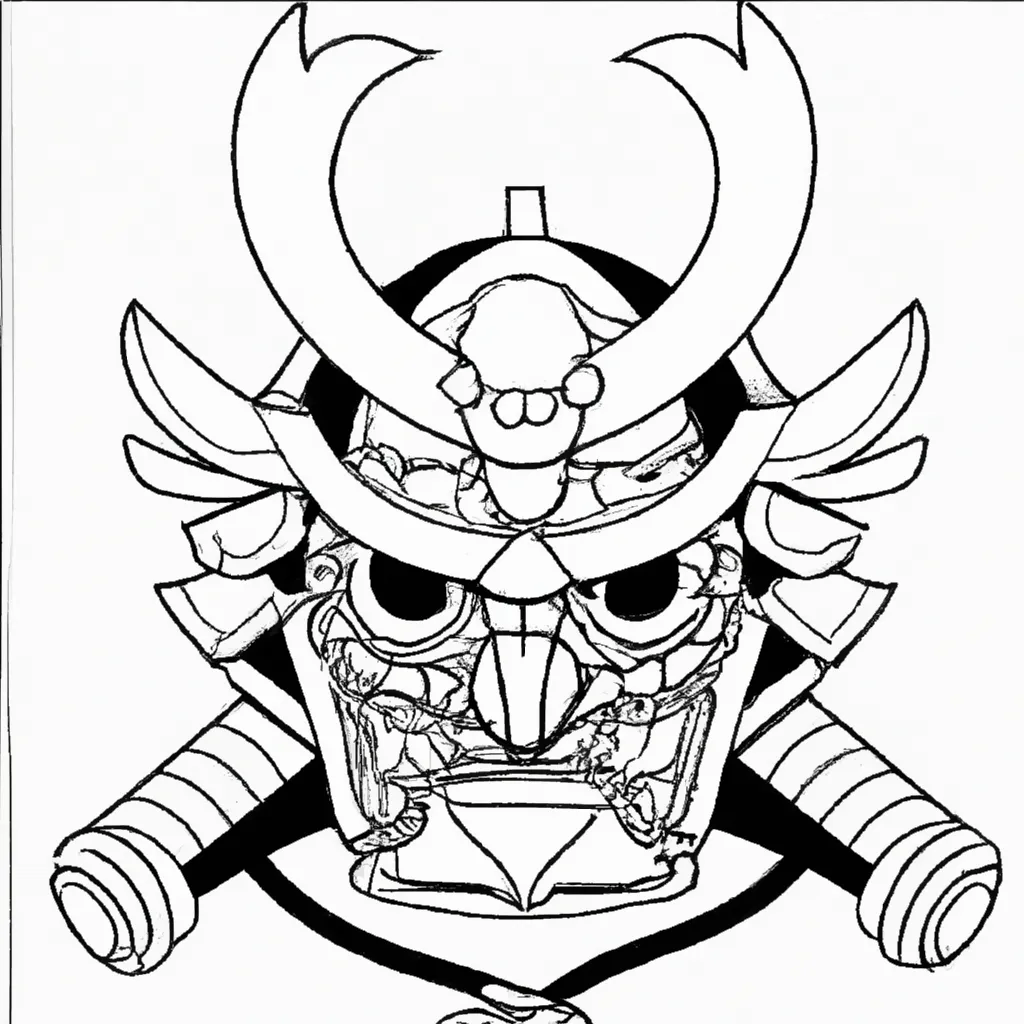 Atividades mascara de samurai Atividades mascara de samurai