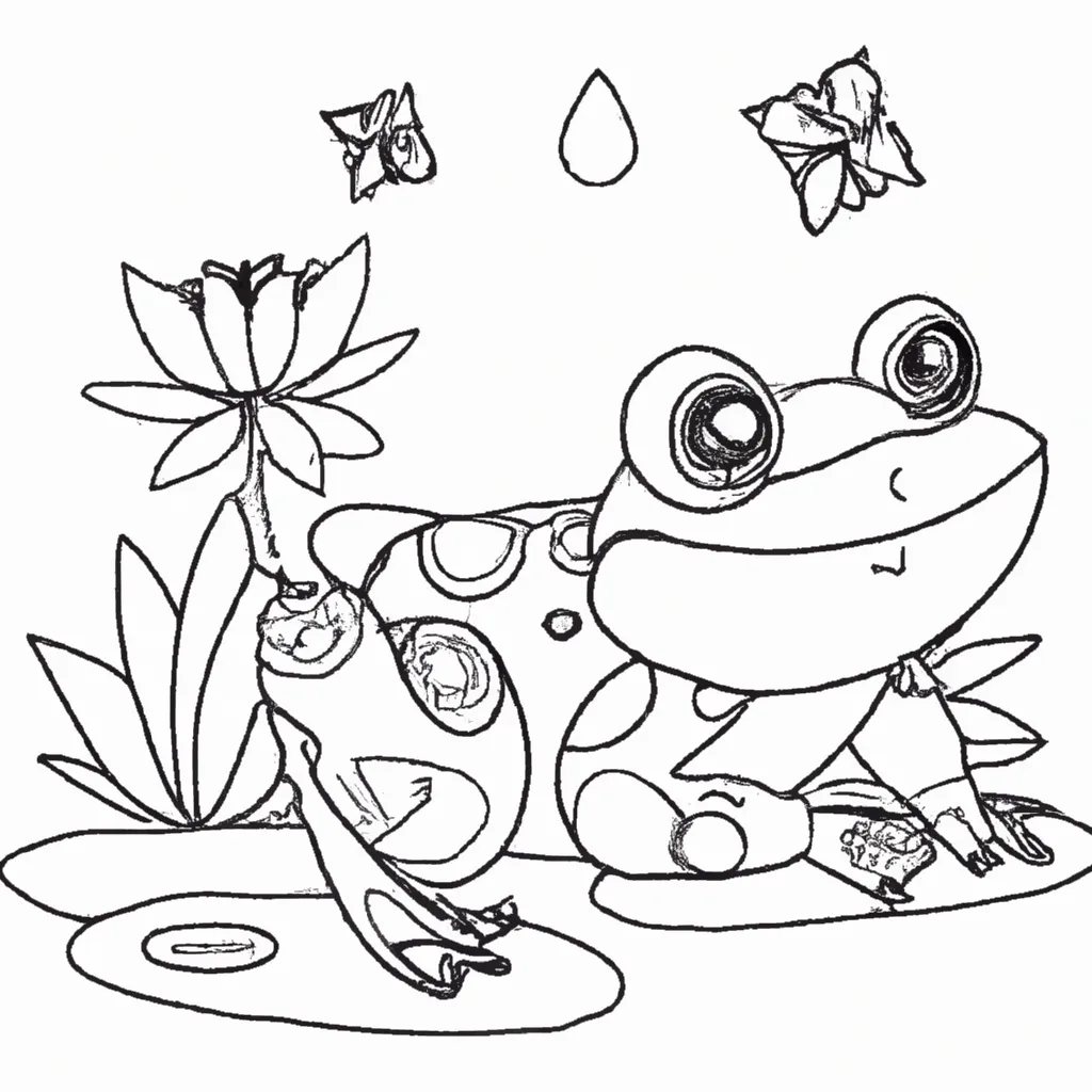 Desenhos GRÁTIS de Sapinhos para Imprimir e Colorir/Pintar
