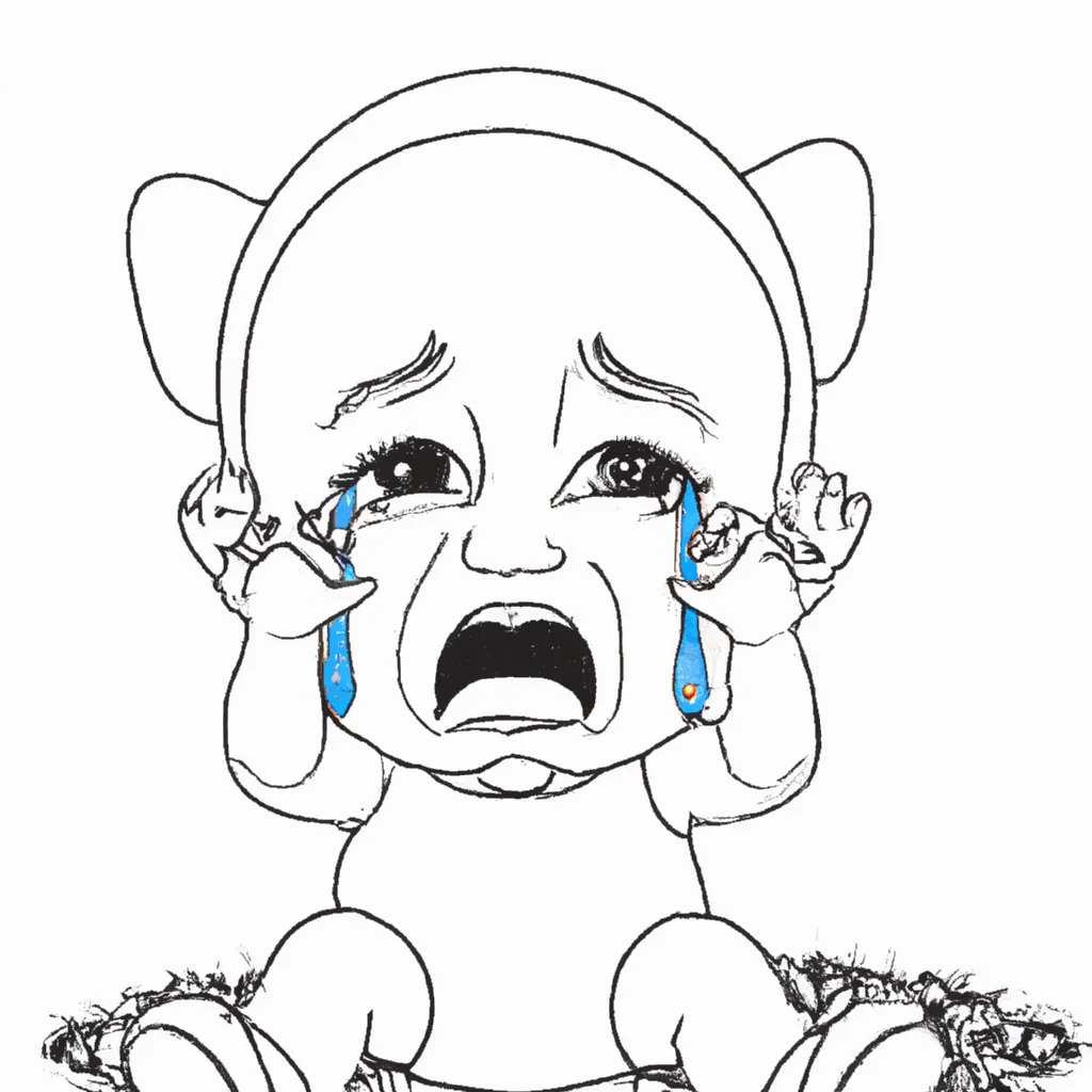 Colorir Bebe Chorando2